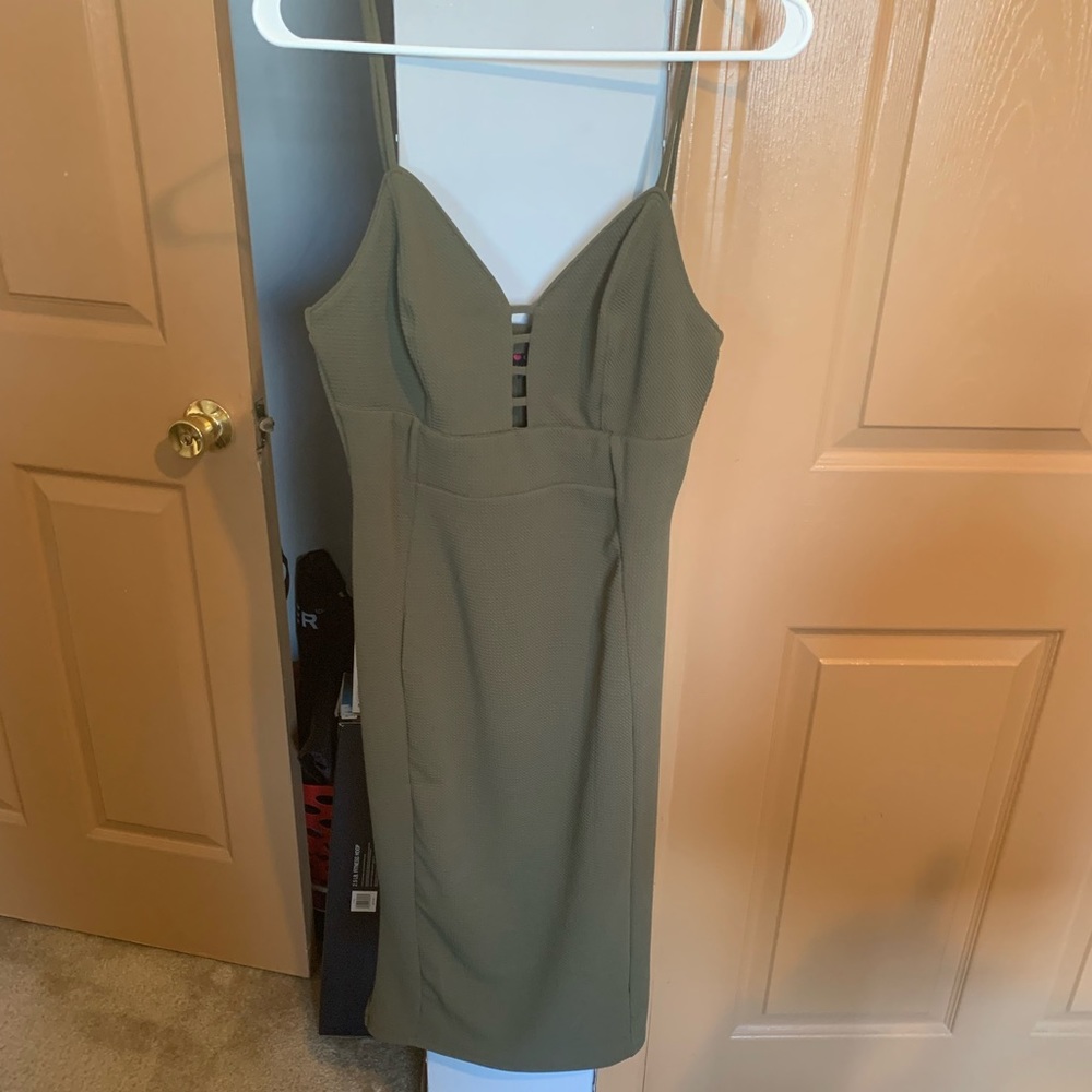 Hunter green dress